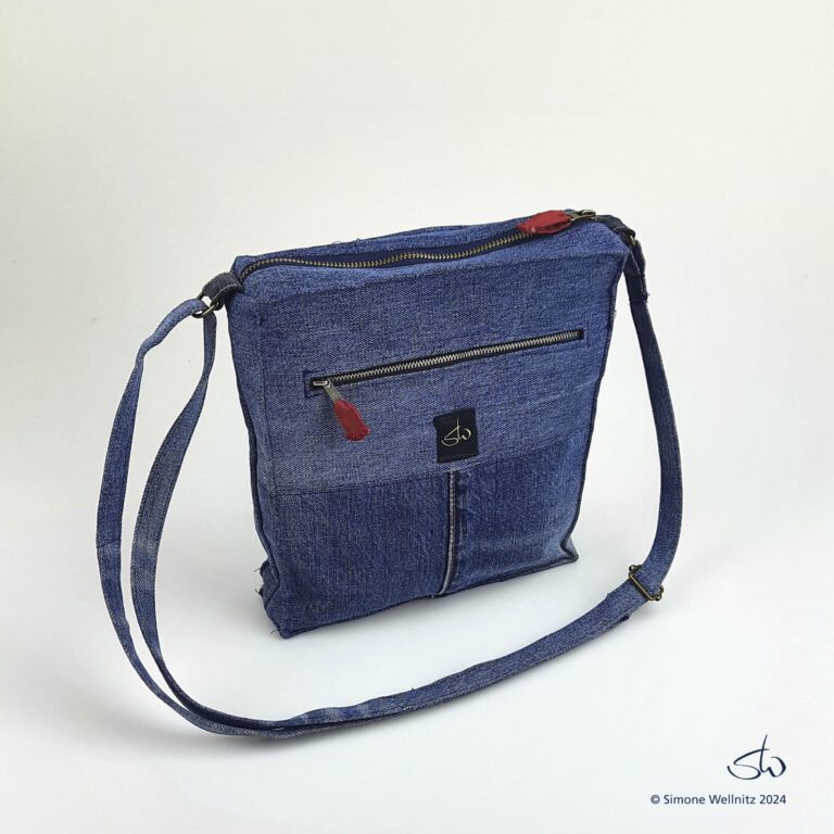 Mehr über den Artikel erfahren Jeanshandtasche Simone (upcycling)