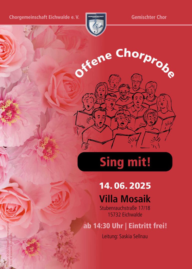 Mehr über den Artikel erfahren Offene Chorprobe in Eichwalde