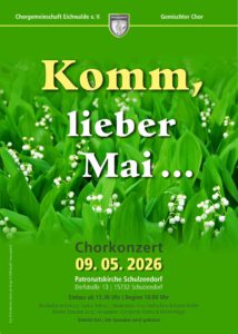 Mehr über den Artikel erfahren Chorkonzert in der Patronatskirche Schulzendorf